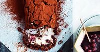 Black Forest chocolate roulade