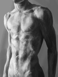 man's torso art in computer graphics