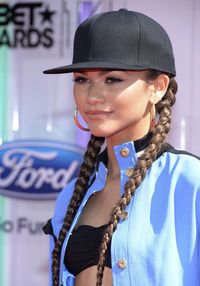 Love the braids with the hat