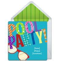 Free summer party invitation with a pool party design. Love this design for summer birthday, pool parties, and more!