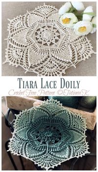 Tiara Lace Doily Crochet Free Pattern - Crochet & Knitting