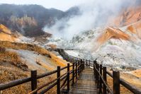 Noboribetsu is a town which is also part of the wide Shikotsu-Toya National Park and is one of the prime tourist spots in Hokkaido for domestic tourists. The reason for this is that Noboribetsu is known for its onsen or hot springs and part of the area around the town is called Hell Valley thanks to the bubbling hot waters. There are some 11 different kinds of springs here that are famous for their high sulfur and iron content and you can relax and unwind in the onsen here which are said to ...