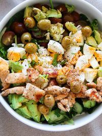 Super Healthy Cobb Salad That You Can Meal Prep - Clean Healthy Meals