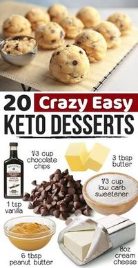 The best homemade keto friendly desserts and simple no bake treats! I’ve rounded up a list of my favorite low carb recipes that only require a few pantry staples like cream cheese, almond flour, butter, low carb sweeteners, peanut butter, etc. Everything from frozen fat bombs to 5 minute mousse recipes. I tried to only include the easiest of recipes that just require a few common ingredients. A lot of these are great recipes for one, as well as a few treats that will feed a crowd.