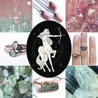 Sagittarius Collection: Embrace Expansion with Tourmaline, Topaz, and Tanzanite Tourmaline Jewelry | Topaz Jewelry | Tanzanite Jewelry | Zodiac Crystal | Raw crystal jewelry | Gemstone Jewelry | Sagittarius crystal | Crystal ring | Crystal Pendant | Chakra | Aura healing | Crystal healing | Crystal properties