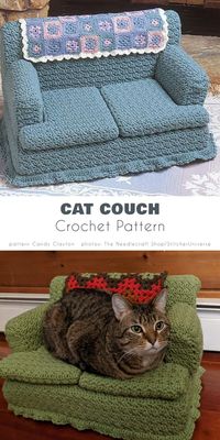 A Perfect Cat Bed and Nest, Crochet Patterns