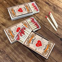 Personalized Wedding Matchbox,Wedding Matches,Bridal Shower Favors,Custom Matches For Wedding,Custom Party Favor Matches-SET OF 50 Size - 55x35x1mm- (2.17'x1.38'x0.39' Includes approximately20 Wooden Matchsticks HOW TO CUSTOMIZE YOUR ORDER : If you want to see a digital preview of your order please request and add a note and request for a proof - Please be aware that requesting for a proof may delay your item being shipped out to you. Your delivery date will be pushed to later dates while we wait for confirmation and approval from you. Our high-quality matches are thoughtfully designed to complement any celebration theme or style. From sophisticated soirées to relaxed gatherings, these custom matches will add warmth and charm to your special day. The labels can be fully customized for colo