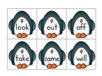 Where's the Polar Bear- A Sight Word Recognition Game