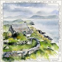 'Cill Rialiag, Kerry'. Watercolour by Sue Wookey