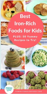 Learn how to prevent iron deficiency and anemia with these iron-rich foods for babies, toddlers, and kids. Plus: The best iron-rich recipes for kids. #ironrichrecipes #healthykids #toddlerfood #babyfood