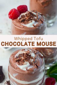 This velvety and light tofu chocolate mousse is an easy dessert than takes minutes to blend together. You would never guess that silken tofu is the main ingredient that creates that perfectly whipped, creamy texture.