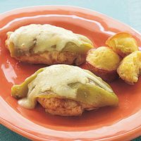 Smothered Green Chile Pepper Chicken