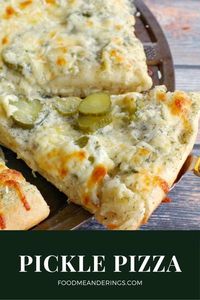 This Pickle Pizza has a rich and creamy garlicky dill Alfredo sauce that is the perfect pairing for pickles, and lots of ooey gooey melted mozzarella . It's a copycat recipe of the dill pickle pizza from the Calgary Stampede.