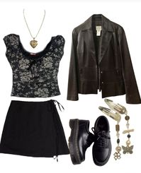 brown leather jacket outfit