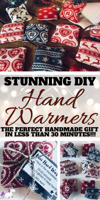 DIY Hand Warmers | The Perfect Handmade Gift Idea | The Mummy Front