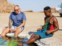 Lake Karum (aka Lake Asale) and Lake Afrera (aka Lake Afdera) are the two hypersaline lakes in the Danakil Depression Ethiopia.