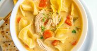 Creamy Chicken Noodle Soup | Quick, One-Pot, Easy Soup Recipe!