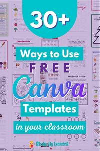 30+ Ways to Use FREE Templates from Canva in Your Classroom (Part 1) - SULS0132 | Shake Up Learning