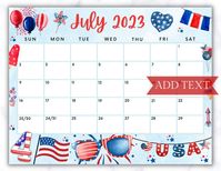 EDITABLE July 2023 Summer Calendar Printable Classroom - Etsy