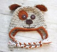 Repeat Crafter Me: Crochet Puppy Hat Pattern.  Cutest hats and best instructions out there.  Thank you Sarah.