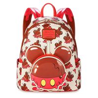 Fans of the delicious Parks Candy Apple will be sweet on this mini backpack inspired by the mouth-watering treat. One of the Mickey icon-shaped desserts serves as an exterior pocket on this simulated leather bag from Loungefly. The front features an allover design of the candy and chocolate delight. Looking good enough to eat, it'll make you hunger for your next trip to the Parks.