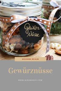 Gewürznüsse - ein leckeres Geschenk aus der Küche - auch Last Minute!