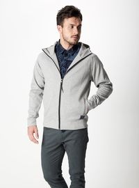 Keaton Jacket with Full Zipper Hoodie Detail