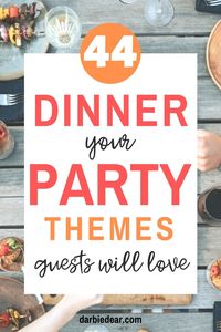 No more boring potlucks. Make potlucks fun with a creative theme. We have 44 potluck themes-for every season-so your next dinner party can be easy, fun, and delicious for everyone involved. #potluck #sidedishesfor #feedacrowd #easyrecipes #potluckrecipes #potluckideas #dinnerpartyideas