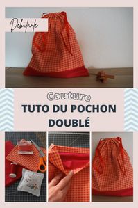 Tuto du Pochon Doublé | Couture pour débutant