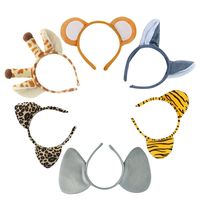 PRICES MAY VARY. 6 ANIMAL EARS: Coming 6 safari animal headbands girls boys like in common for kids. JUNGLE THEMED PARTY ANIMAL EARS: Make an easy on-the-go safari costume for baby shower, great for wild one birthday party favors, suppplies, decorations. Dress up for animal pretend play, Halloween costume headbands. FOR WHIMSICAL PLAY: Wear the jungle headbands when going to the zoo, forest to see the animals, attending a music festival, carnival, or just for fun every day, bring laughter to tho