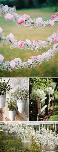 Decora tu boda con paniculata: Mil ideas para decorar con paniculata tu boda, una de las flores mas románticas y decorativas.