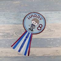 Check out this item in my Etsy shop https://www.etsy.com/uk/listing/667098398/football-birthday-badge-soccer-party