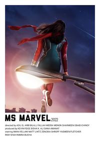 Ms Marvel Minimalist Poster