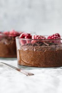 Chocolate chia pudding is so simple and amazingly delicious. It's the easiest healthy dessert recipe you can make with no baking!