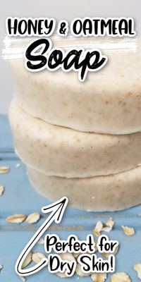 If you are looking for a gentle soap that is great for sensitive skin you will love this honey and oatmeal soap! This homemade soap is super simple and easy to make!