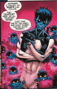 Nightcrawler & Bamfs from Nightcrawler #6 (Sep 2014)