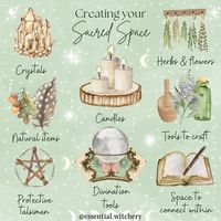 Creating a sacred space is so important. I truly believe that even if you aren't practicing magick, everyone should have a safe and sacred place.       Where are your sacred spaces? What are some elements you find necessary in order to make it sacred?      Let me know in the comments!      Repost by essential.witchery    #sacredspace #sacred #safespace #home #peace #comfort #magick #witch #justwitchythings #green #luck #goodluck #prosperity #photooftheday #blessedbe