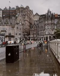 United Kingdom 🇬🇧 Travel | Hotels | Food | Tips on Instagram: "Exploring Edinburgh’s beauty during rainy days ☔️ 💡 When it rains in Edinburgh, it's common to see locals carrying umbrellas and taking precautions to stay dry. It's always a good idea to have a reliable umbrella or raincoat handy when visiting the city. 🏷️Tag someone you’d love to visit Edinburgh with!😍 🎥 Credits to 1. @comewithkris 2. @myperfectlondon 3. @charmingwanders via tiktok 4. @charmingwanders via tiktok 5. @mylittlee