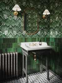 Divine Plumage 'Emerald' Wallpaper | Divine Savages