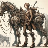 ArtStation - Steampunk boys turnarounds, Alberto Geneletti