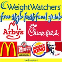 Weight Watchers Fast Food Freestyle Guide - -