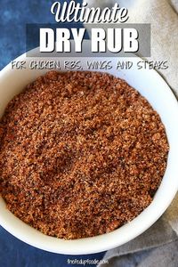 This dry rub spice blend is awesome. I've used it on chicken, beef, and even shrimp and it's turned out delicious. #dryrub #spices #bbqrub #brisket