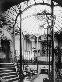 Photographic Print: Entrance Hall to Viktor Horta's Art Nouveau Building, in Brussels : 24x18in