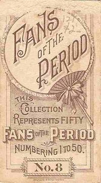 old cigarette card | Fans of the Period