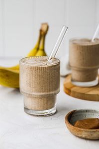 Salted Banana Almond Butter Smoothie