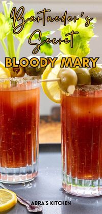 This is the best bloody mary mix recipe in the world. Vetted by thousands for over 20 years, This is the only bloody mary mix recipe you will ever need. Just add your favorite vodka or gin or enjoy it on its own. This will change your Sunday brunch forever.