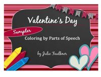 Parts of Speech Valentine's Day Coloring {FREEBIE}!!