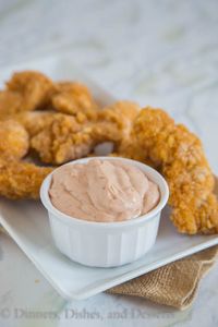 Cane's sauce is known for its crazy good flavor profile. Dip your chicken fingers, potato chips, and even fries.