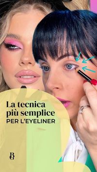 Beatrice Gherardini on Instagram: "La tecnica più semplice per mettere l’eye liner 😱 #beauty #beautytips #beautyaddict #beautyobsessed #makeuptutorial #makeupartist #makeupideas #eyeliner #eyelinertutorial"