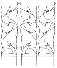 Gardman Nature Trellises, Antique Rust, 50.5"H, Pack of 3 at BestNest.com